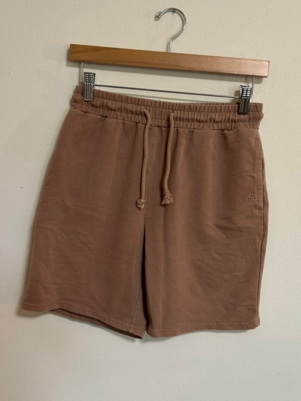 Tentree Sweat Shorts Sz Small EUC Color Clay Comfortable Athleisure Mid-Length